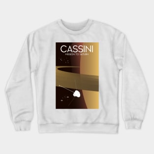 Cassini NASA Saturn Space art Crewneck Sweatshirt